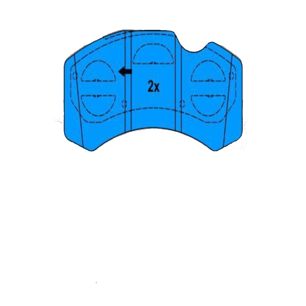 ATE 13.0460-5692.2 Brake Pad Set, disc brake for AUDI,VW