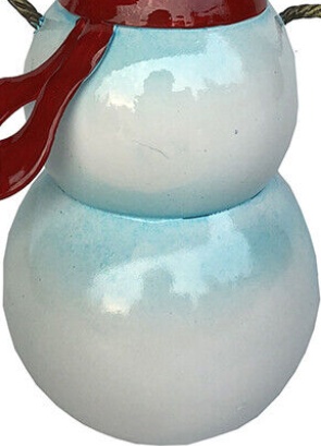 Primus Seasonal Festive Metal Snowman Xmas Christmas Decoration Ornament Gift