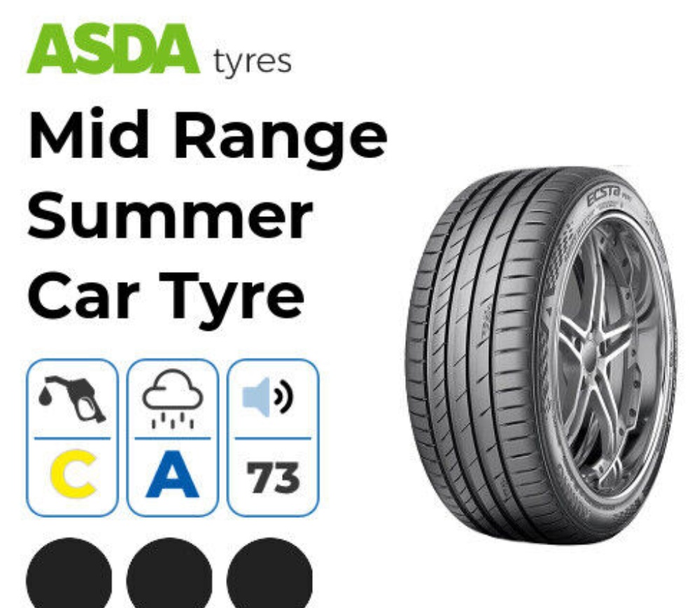 1x 265/40/22 Kumho Tyre 265 40 22 106Y ECSTA PS71 SUV CA Rated 73dB