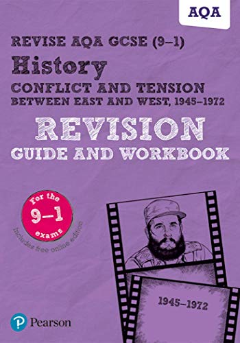 Pearson REVISE AQA GCSE History Conflict and tension between East and West, 1945-1972 Revision Guide and Workbook incl. online revision and quizzes - for 2026, 2027 exams