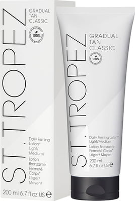 St.Tropez Gradual Tan Firming Lotion, Light/ Medium Shade, Sun Kissed Glow Self