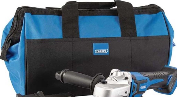 Draper D20 20V Brushless Angle Grinder, 115Mm, 2 X 5.0Ah Batteries, 1 X Fast Charger, 1 X Bag - Image 4