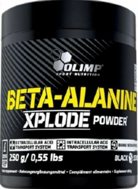 OLIMP BETA-ALANINE XPLODE amino acid formula vitamin B6 potassium sodium powder
