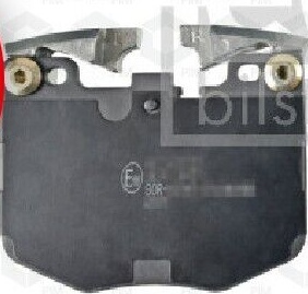 FEBI BILSTEIN BRAKE PAD SET, DISC BRAKE FRONT BMW BMW (BRILLIANCE) TOYOTA 2 3 4