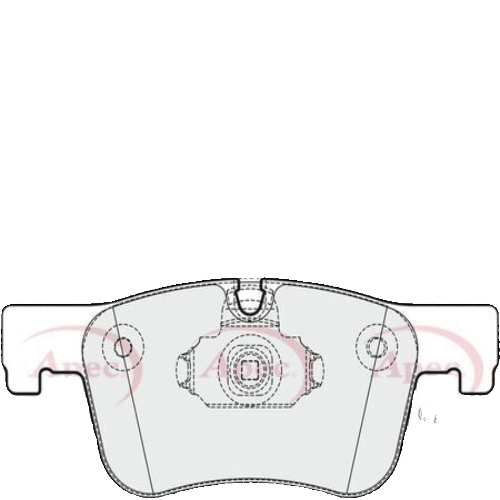 APEC Brake Pad Set, disc brake PAD1875