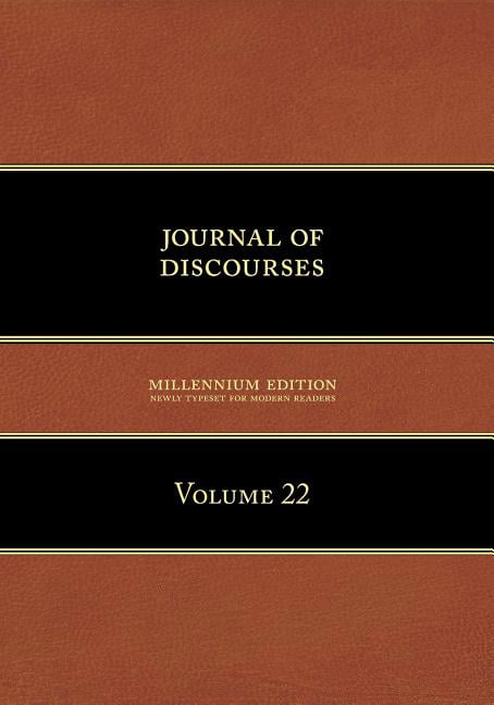 Young - Journal of Discourses Volume 22 - New paperback or softback - X555z