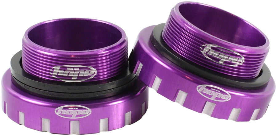 Hope Bottom Bracket 30mm Threaded BSA 68/73/83/100/120mm Purple