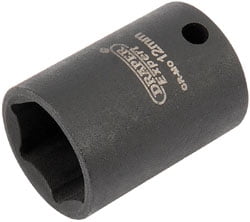 Draper 05022 Draper Expert HI-TORQ 6 Point Impact Socket 1/4"" Sq Dr 12mm