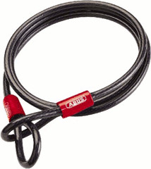 Free Shipping Abus Cobra 10-1000 Black Steel Cable For Motorcycle Parts