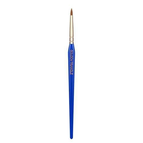 Bdellium Tools Blue Professional Makeup Brush - Golden Triangle 710 Eye Liner - With All Vegan And Soft Synthetic Fibers For Lining The Eyes ( 1Pc)