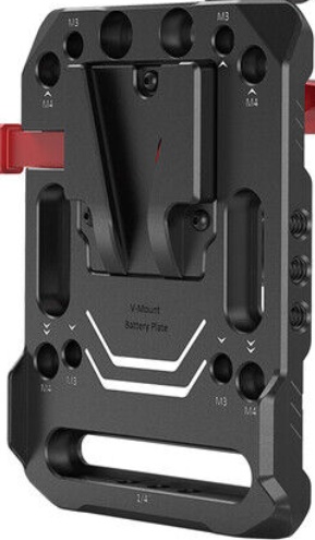 SmallRig V-Lock Mount Battery Plate with 15mm Rod Clamp & Adjustable Arm 2991