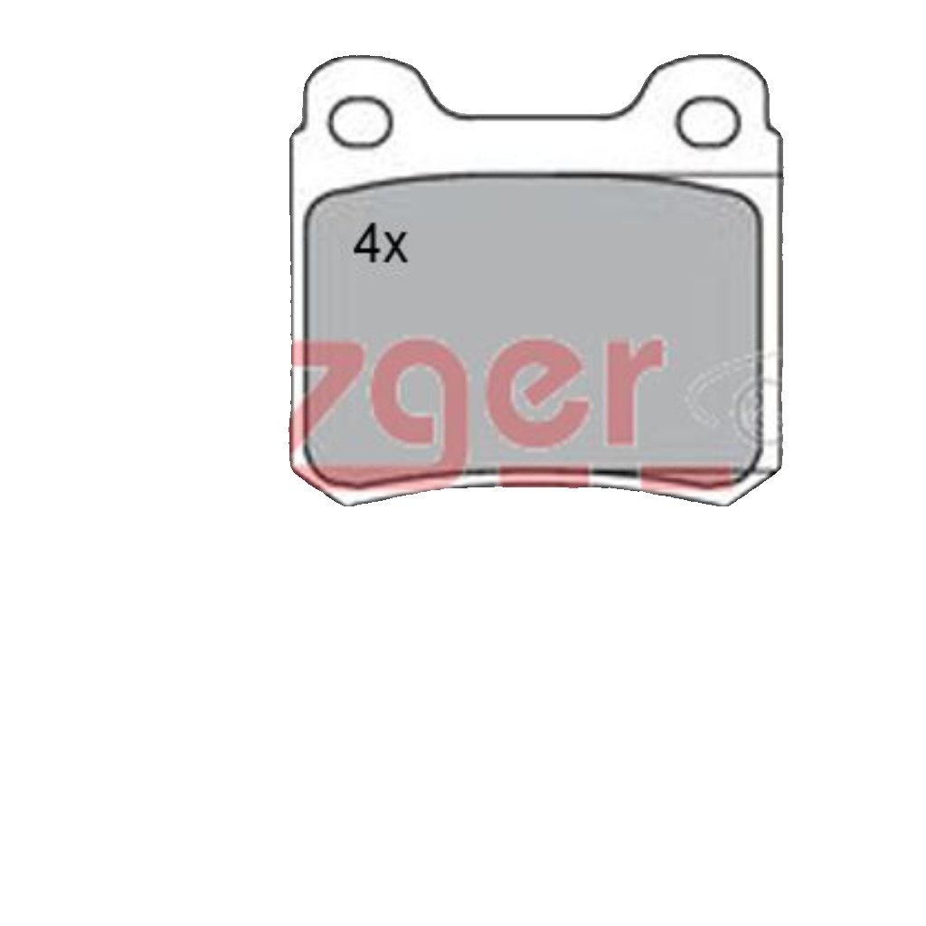 Original Metzger Brake Pad Set Disc Brake 1170112 for Mercedes-Benz