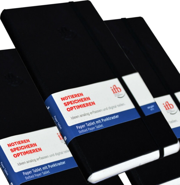 3x Three Moleskine Notebooks Dotted Paper Tablet For Pen + Ellipse Smart Writing