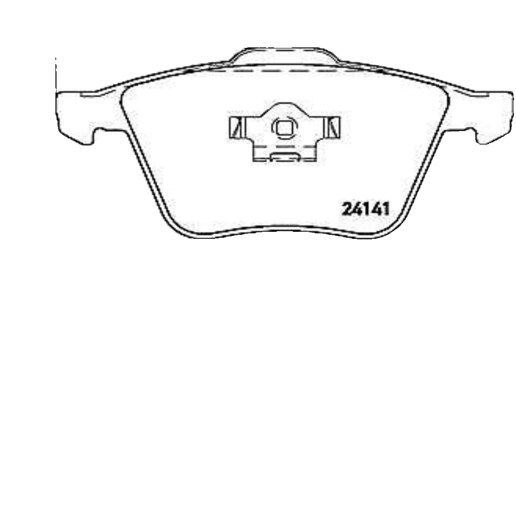 BREMBO Brake Pad Set With Piston Clip P86018 Fits Volvo Front Axle - Quality