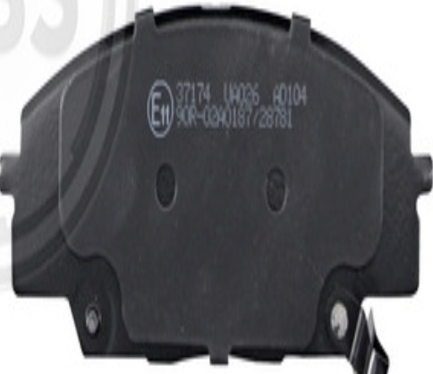 37174 A.B.S. Brake Pad Set, disc brake for ,HONDA