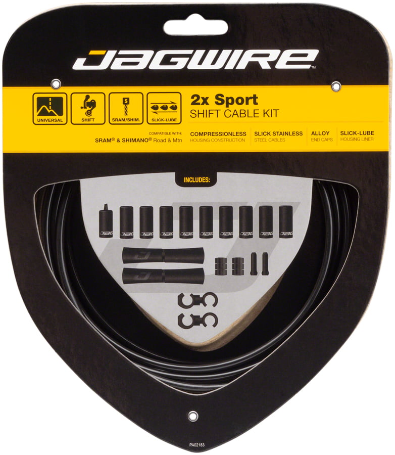 Jagwire Unisex Black Sport Shift Kit 2X - One Size - Image 3
