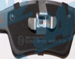 05P1254 LPR Brake Pad Set, disc brake for MERCEDES-BENZ