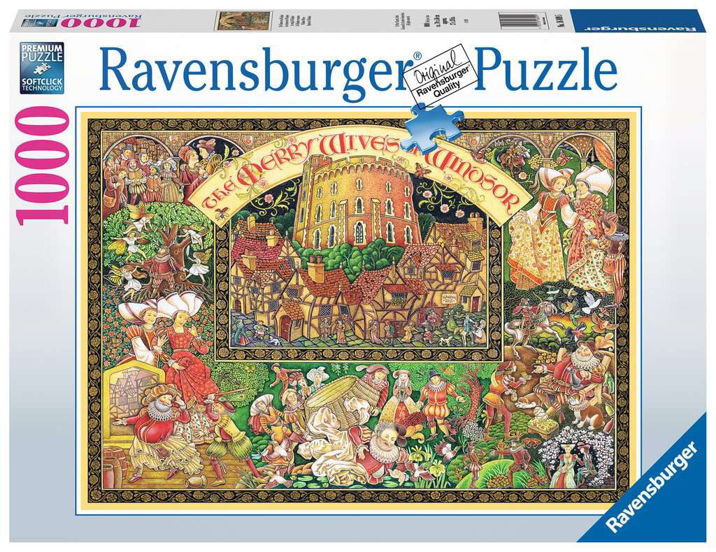 Ravensburger Windsor Wives 1000 Piece Jigsaw Puzzle - Multicolor
