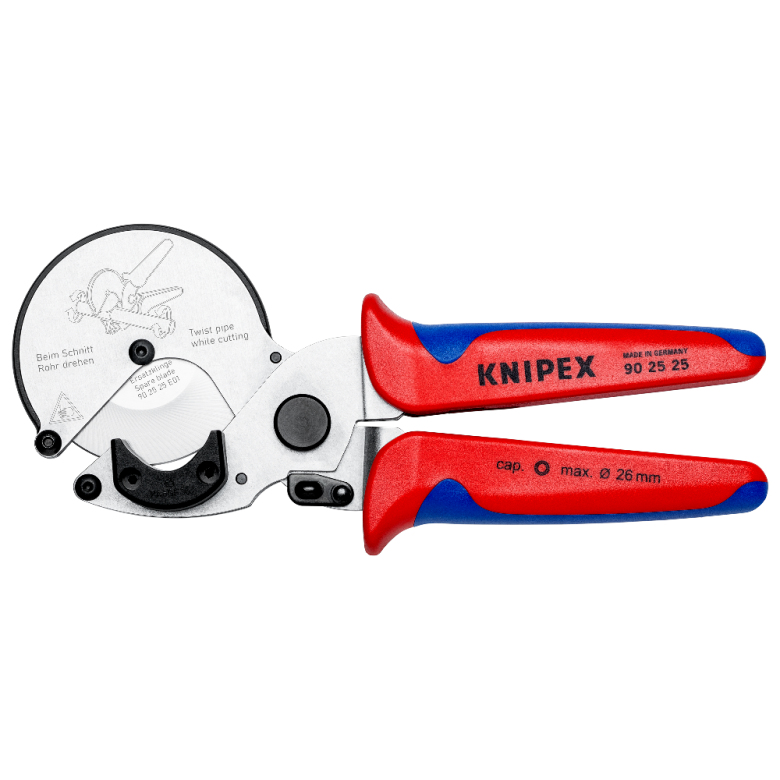 Knipex Pipe cutters for composite and plastic pipes 90 25 25