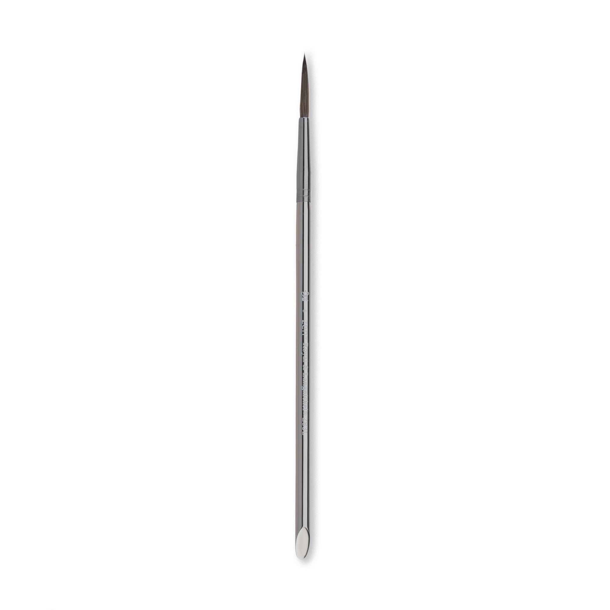 Royal Brush Zen Series 83 Synthetic Watercolor With Scraper Short Handle Brush Script Liner Size 6