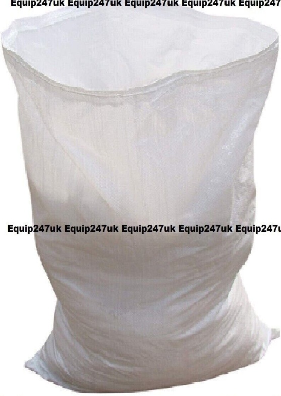50 x Tough Woven Polypropylene Builder Rubble Sacks Bags. ** ULTRA STRONG **