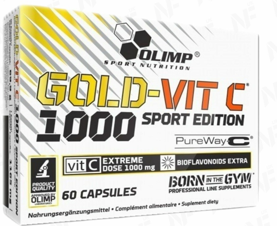 OLIMP GOLD VIT C 1000 SPORT EDITION vitamin C antioxidant immune system 60 caps
