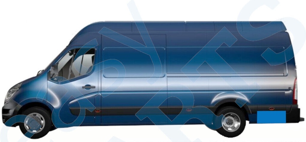 RENAULT MASTER OPEL MOVANO 2010- REPAIR PANEL BEHIND REAR WHEEL WING / LEFT LH