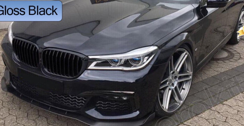 For BMW 7 Series G11 G12 2015-2018 Gloss Black Front Kidney Grill Grille Pre-LCI