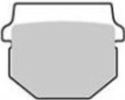 SBS P102-HF Brake Pad For Motorcycle Spare Parts Accessories Replacement Parts