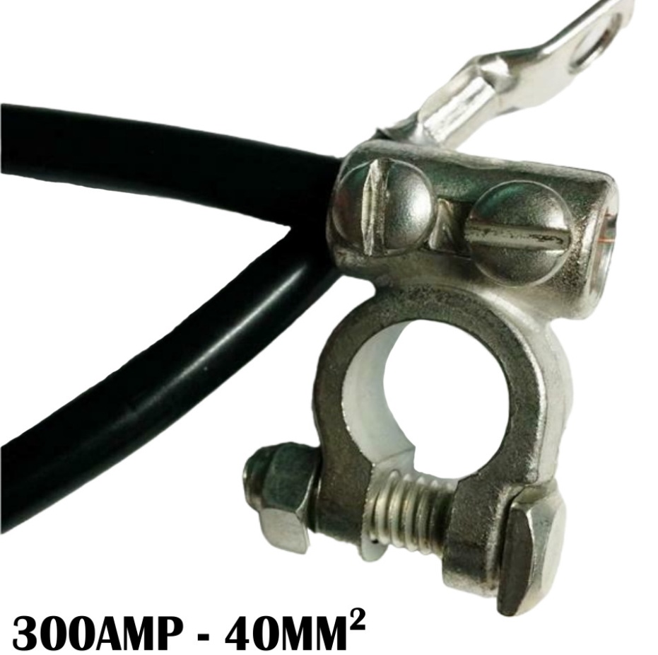 120"" Battery Car Cable Heavy Duty Earth Strap Negative Lead 300 Amp 305Cm