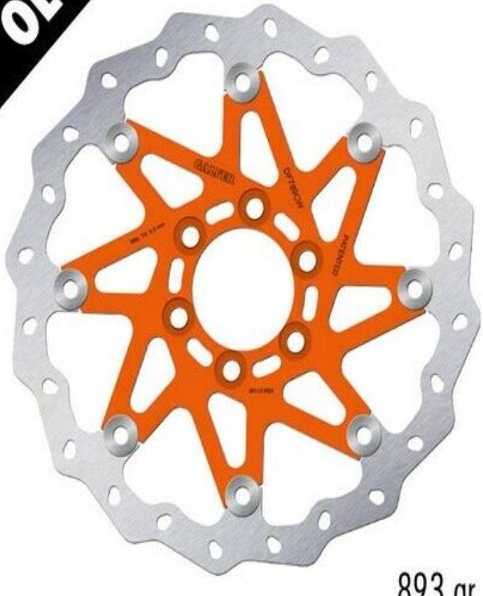Galfer Front Brake Disc WAVE FLOATING COMPLETE(C.ALU)280x4mm KTM 125 DUKE 2011