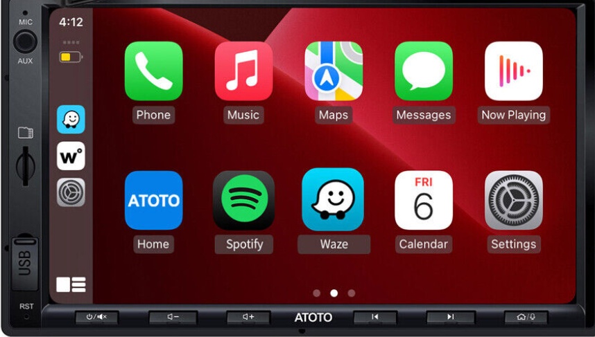 ATOTO Android Double Din 7"" Car Stereo Radio GPS Wireless CarPlay & Android Auto
