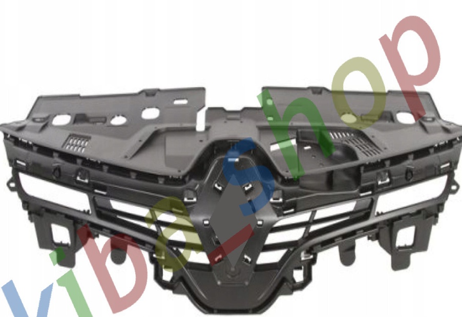 RENAULT CLIO IV 2012-2016 FRONT GRILLE CENTER AIR INTAKE CHROM