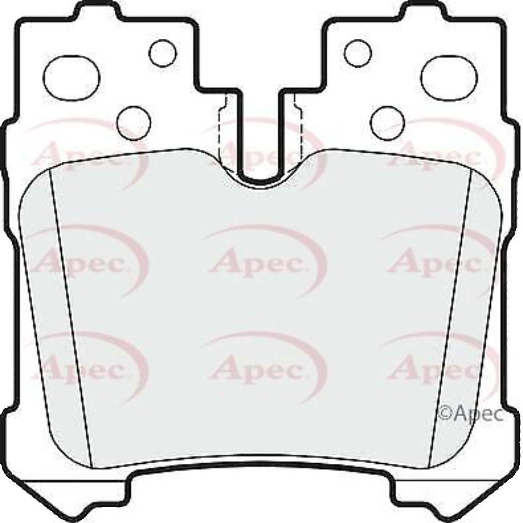 APEC REAR BRAKE PAD SET DISC BRAKE FOR LEXUS TOYOTA LS MIRAI