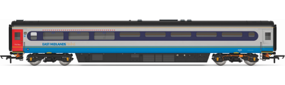 Hornby R40366 East Midlands Mk3 Coach F 40753 TFKB - Era 10 OO Gauge