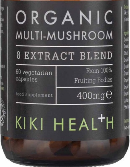 KIKI Health Organic Multi-Mushroom 8 Extract Blend (60 Vegicaps) - Image 5