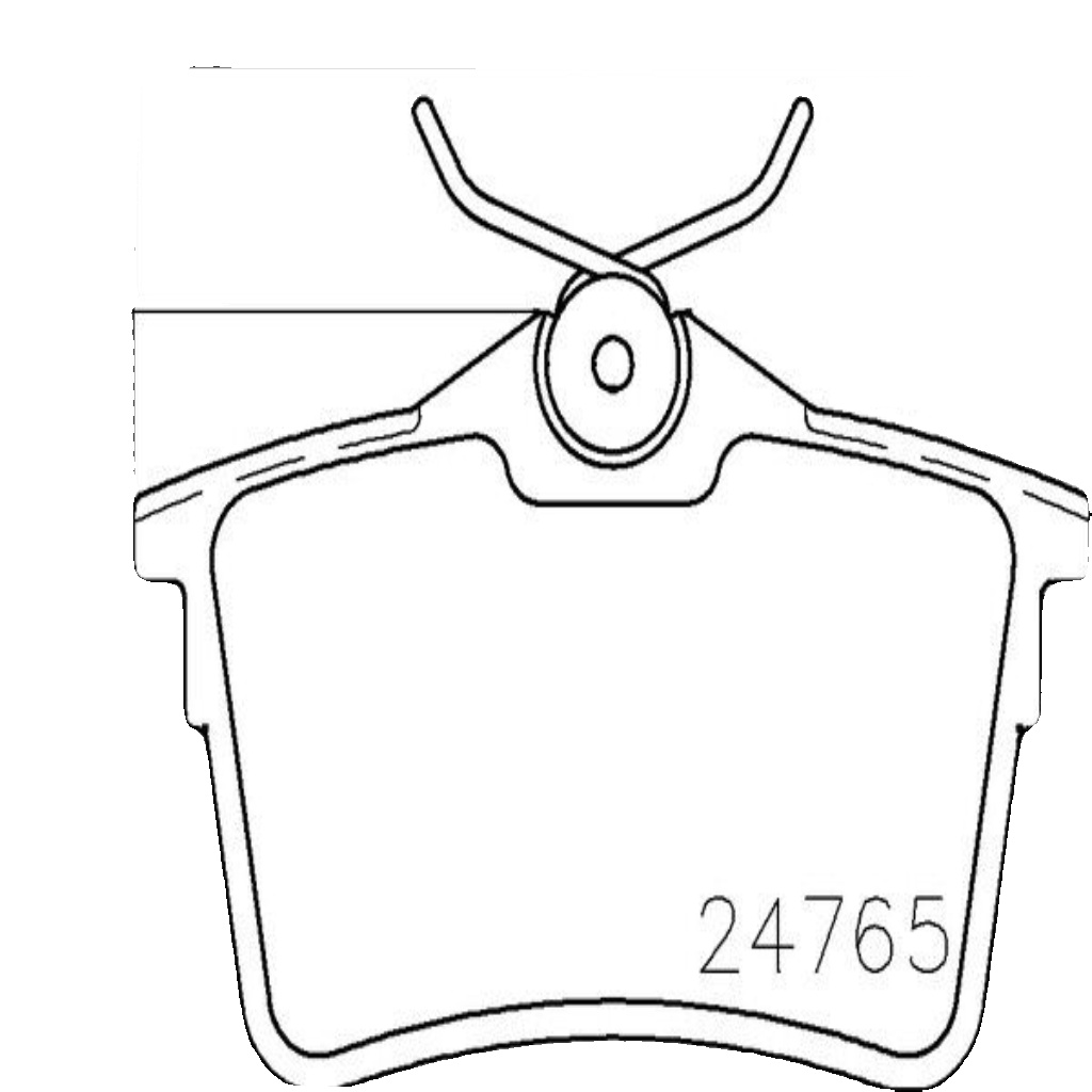 DON PCP1062 Rear Brake Pad Set Fits Citroen Berlingo Peugeot 308 5008 Partner