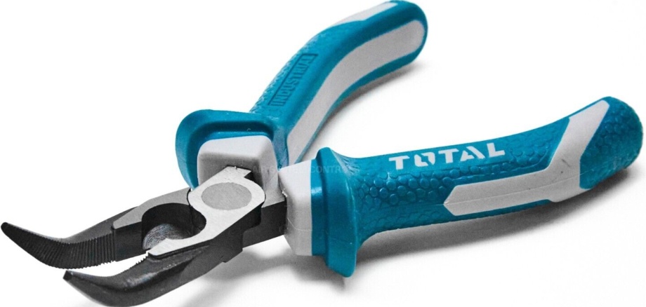 Total Tools - 6"" / 160mm - Bent Nose Pliers