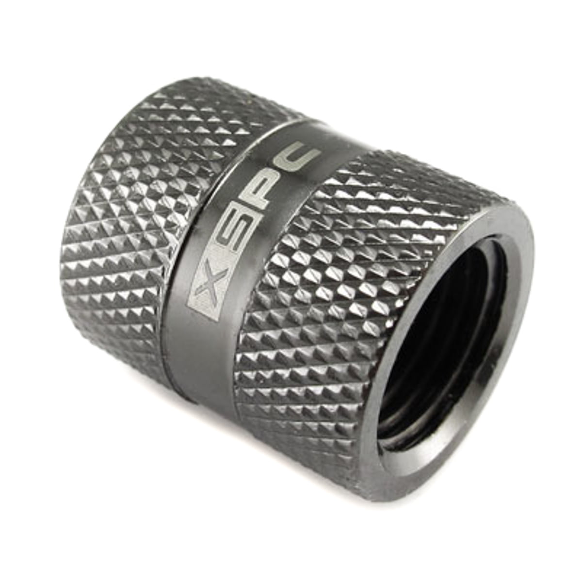 XSPC G1/4"" Female to Female Rotary Extender Fitting - Black Chrome