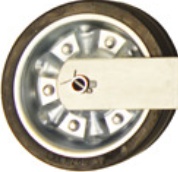 Ifor Williams Compatible 48mm Heavy Duty Smooth Jockey Wheel Quality
