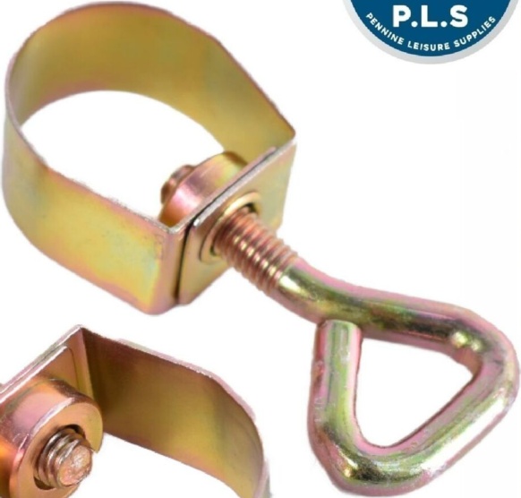 Awning Pole Clamp 18-20mm Caravan, Motorhome, Awning, Tent 2 x Clamps - 6999099