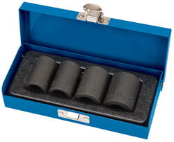 Draper 34032 Locking Wheel Nut Set 1/2"" Sq Dr (4 Piece)