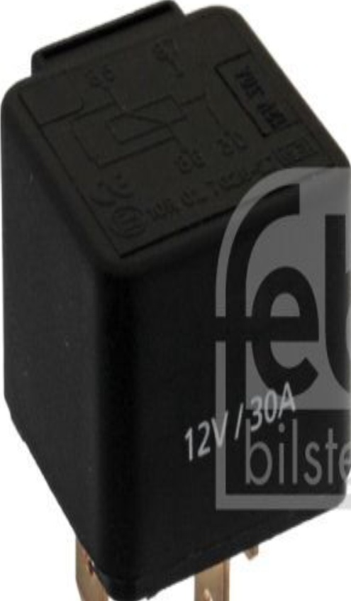 FEBI Main Current Relay Fits DEUTZ-FAHR FENDT JOHN DEERE LANDINI LINDE MANITOU