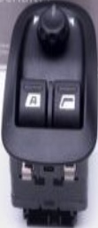 Window lifter switch SKV for Peugeot 206 SW 206+ driver side 24 PIN