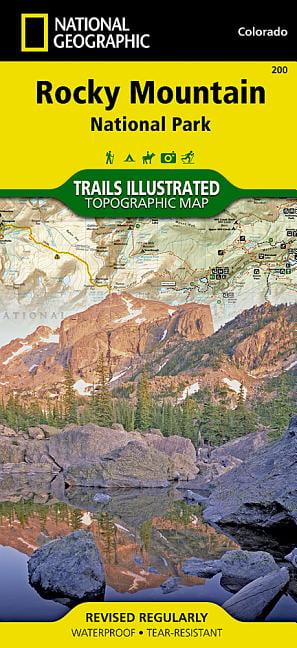 Rocky Mountain National Park Trails illustrated national geographic