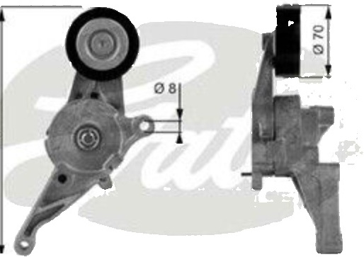 Gates Belt Tensioner Pulley T38436 H