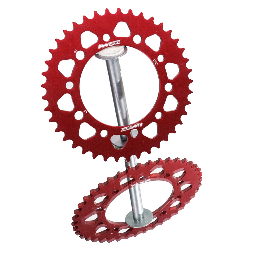 Honda XR250 XR400 XR650R 96-06 RED Supersprox Rear Sprocket ALLOY 48 T