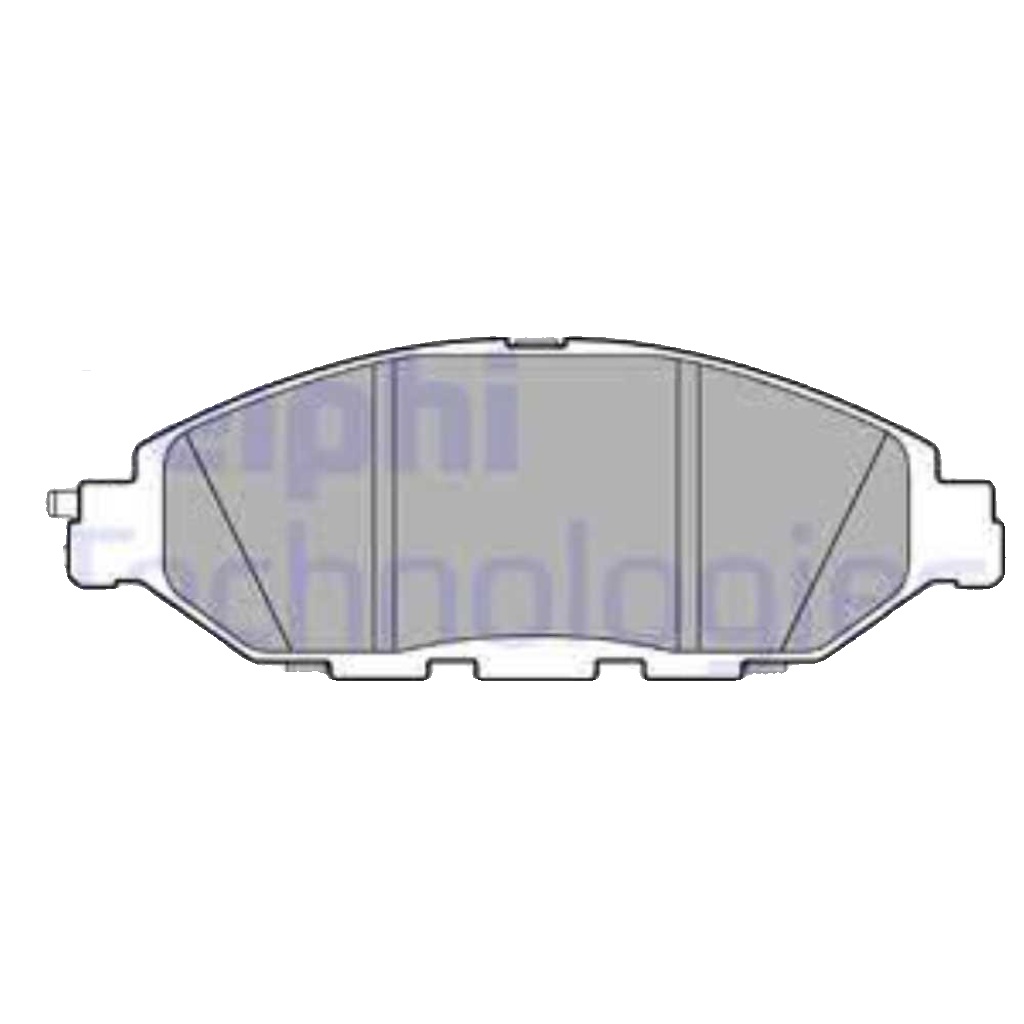 LP3278 DELPHI Brake Pad Set, disc brake for INFINITI,NISSAN