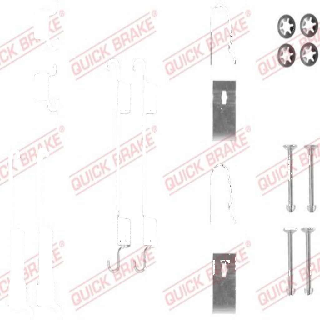 Quick Brake Brake Shoe Accessory Kit 105-0800 for Suzuki