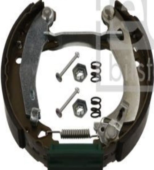 Rear FEBI BILSTEIN 37496 Brake Shoe Set for PEUGEOT